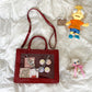 Women's Transparent Barlow Medium Food Volume Cartoon Large Crossbody Bags