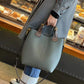 Women's Cowhide Large Capacity Combination Hand Carrying Cross Shoulder Bags