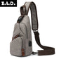 Men's Unique Versatile Elegant Vintage Canvas Men's Chest Bags