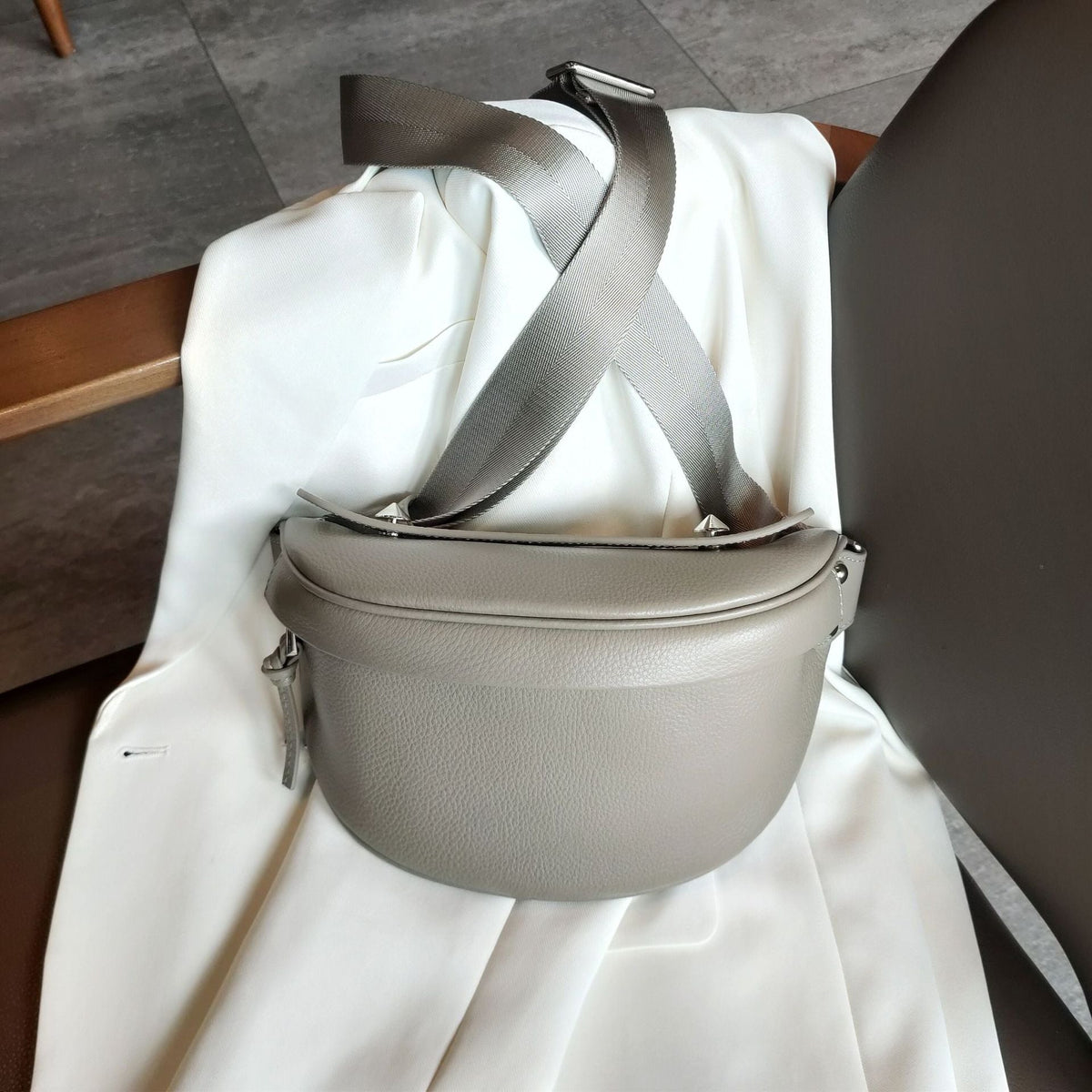 Women's Disco Trendy Large Capacity Soft Leather Waist Packs