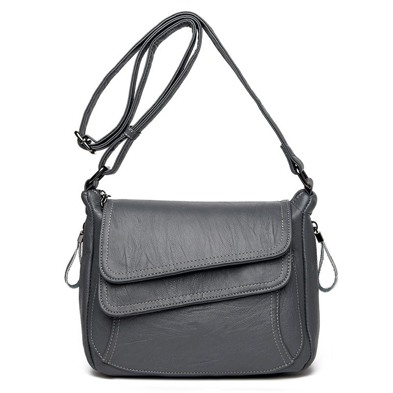 Stylish Women's Korean Style Soft Leather Crossbody Bags