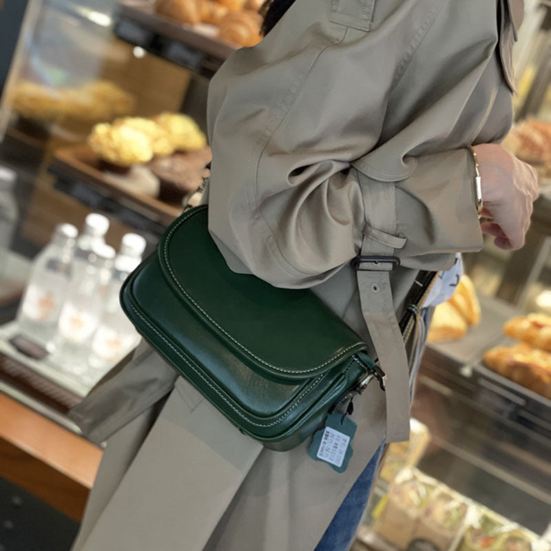 Women's Genuine Leather Cowhide Retro Fashion Bags