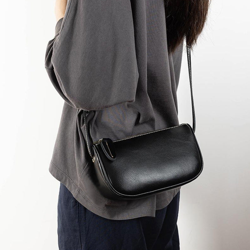 Women's Genuine Leather Fashion High-grade Western Style Crossbody Bags