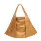 Women's Korean Style Retro Fashion Pleated Kraft Shoulder Bags