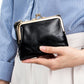 Women's Leather Retro Short Multifunctional Clip Simple Ladies Wallets