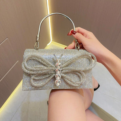 Dress Clutch Banquet Sier Female Rhinestone Evening Bags