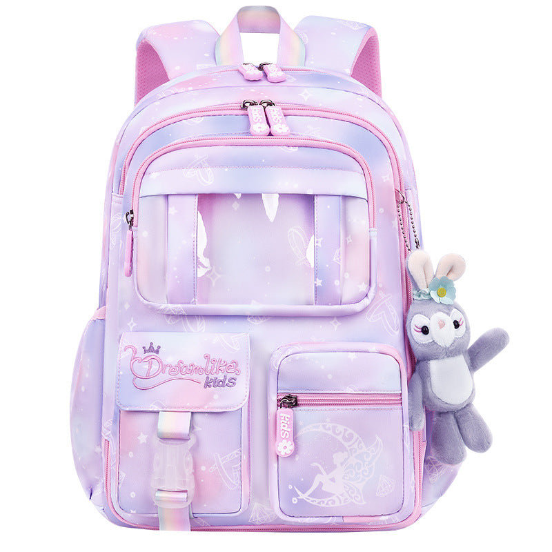 Female Refrigerator Open Door Lightweight Large Elementary School Students' Schoolbags