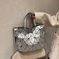 Women's Solid Color Diamond Plaid Geometric Pattern Handbags