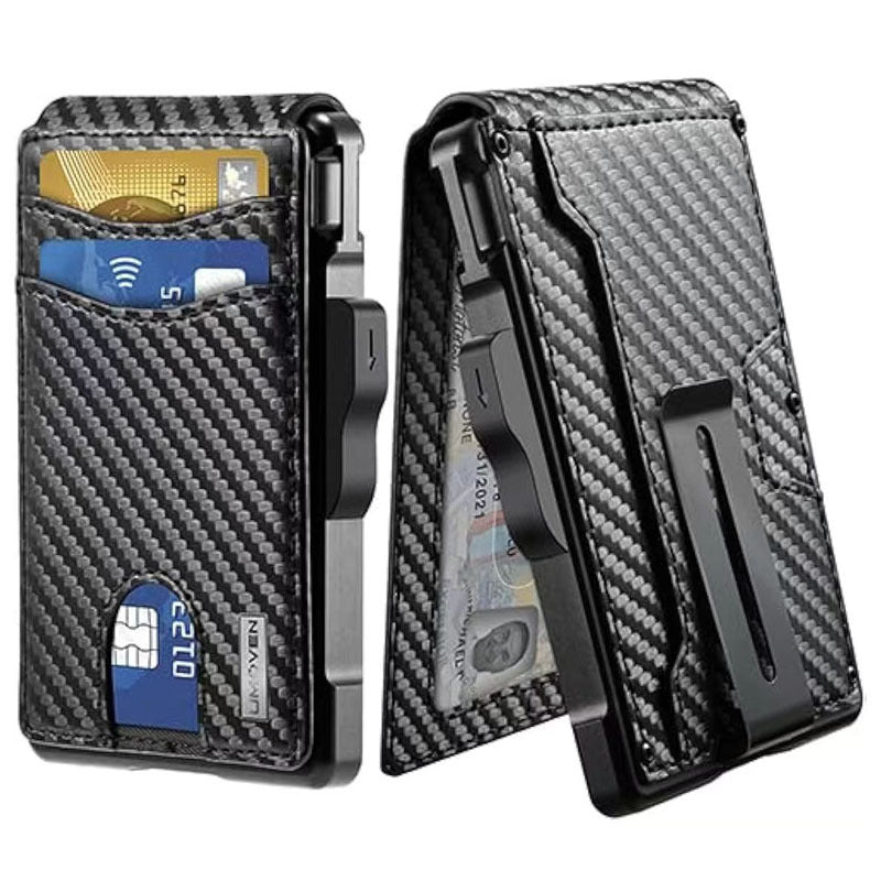 Men's Metal Automatic Pinball Credit Business Card Holder