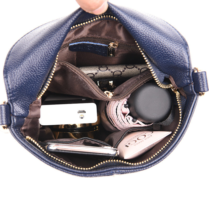 Women's High-grade Large Capacity Soft Leather Shoulder Bags