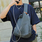 Men's Leisure Large Capacity Male Charging Port Men's Chest Bags