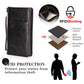 Men's Layer Cowhide Swiping Clutch Multifunctional Zipper Men's Handbags