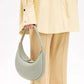 Women's Underarm Female Black Medium-sized Moon Bend Armpit Bags