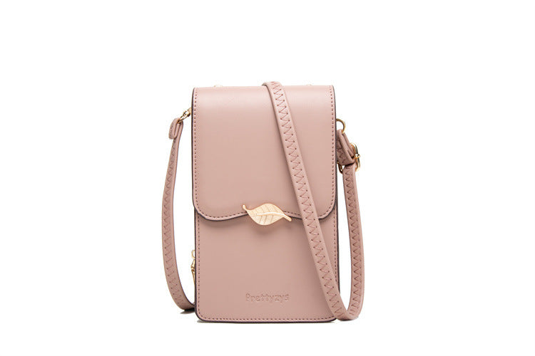 Screen Version Simple Solid Color Large Phone Bags