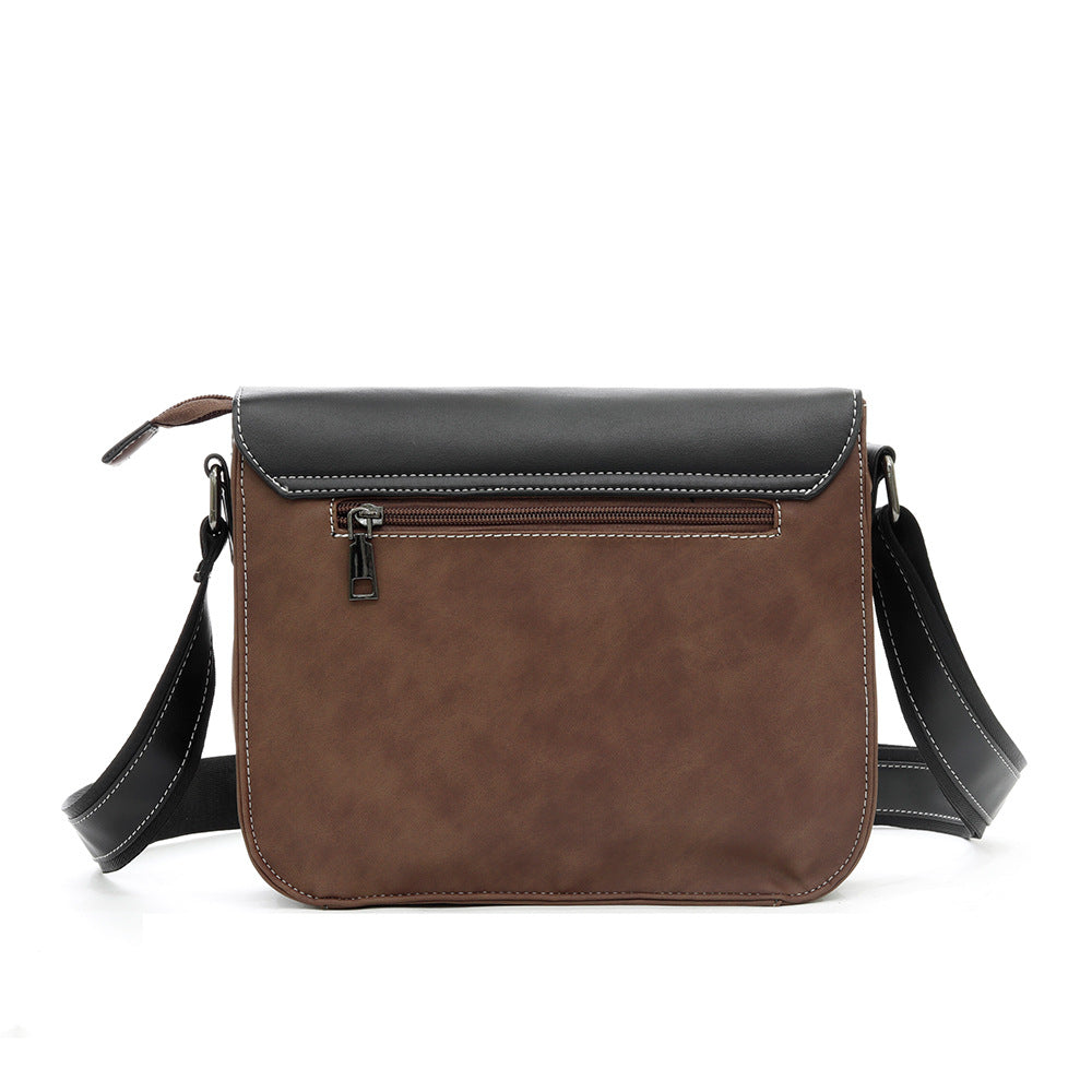Men's Charming Frosted Leather Business Retro Men's Handbags