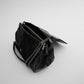 Women's Commuter Chain Black Rock Wind Flip Shoulder Bags