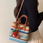 Women's South Wind Sunshine Summer Woven Underarm Shoulder Bags