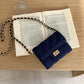 Women's Style Chain Suede Rhombus Retro Flip Crossbody Bags