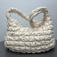 Women's Cloud Large Capacity Bubble Design Rhombus Tote Bags