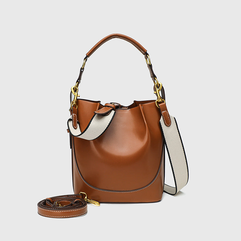 Large Capacity Wide Strap Single Portable Shoulder Bags