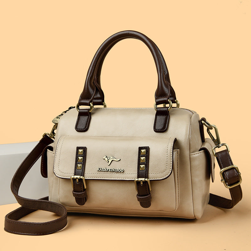 Women's Stylish Fashion Contrast Color Elegant Handbags