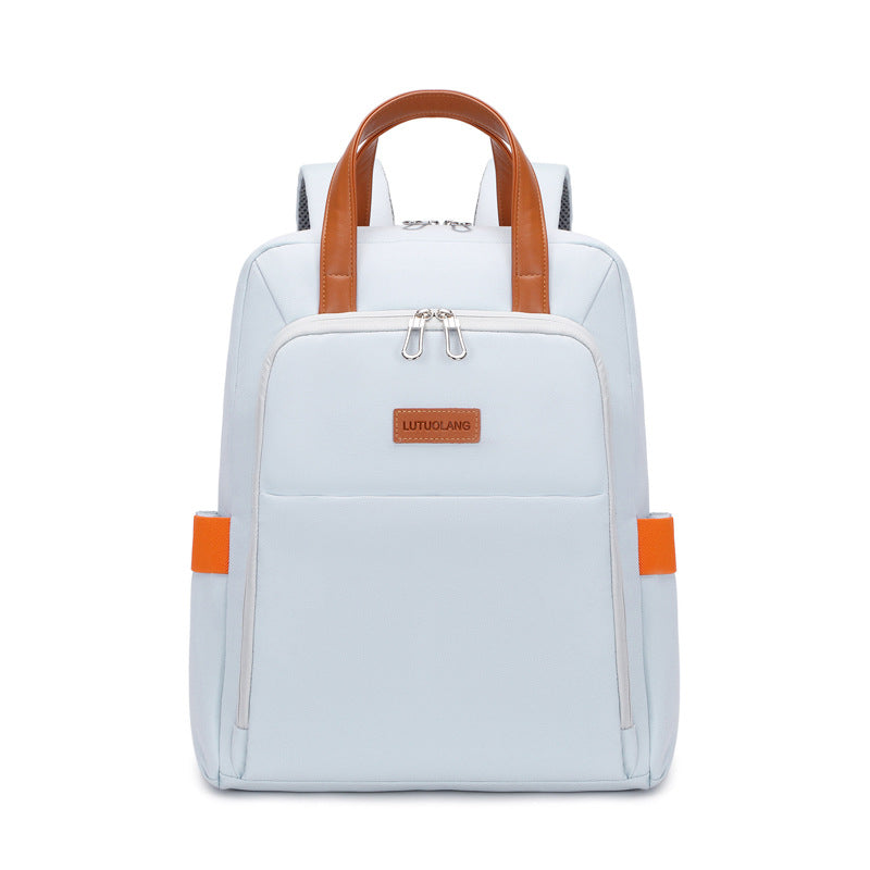 Large Capacity Female Lightweight Fashion Solid Color Backpacks