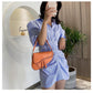 Women's Creative Vintage Weave Saddle Fashion Shoulder Bags