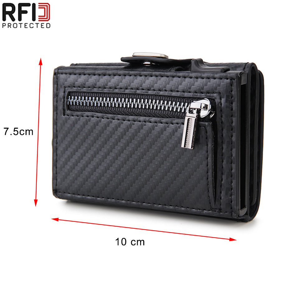 Men's Automatic Pop-up Cassette Multiple Slots Man's Card Holder