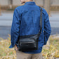 Men's Free Maintenance Oil Leather Business Fashion Men's Messenger Bags