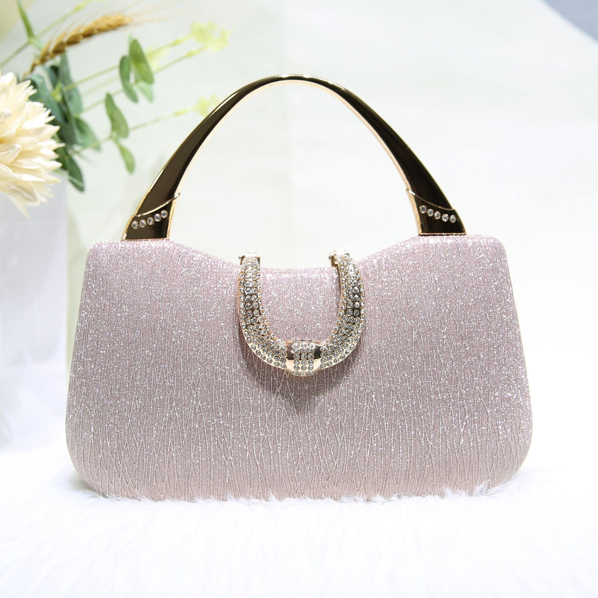 Fashion Thin Glittering Texture Portable Dinner Banquet Bags