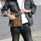 Simple Mobile Crazy Horse Leather Everyday Phone Bags
