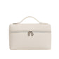 Women's Genuine Leather Lunch Box Lychee Pattern Handbags