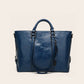 Women's Large Capacity Retro Oil Wax Skin Tote Bags