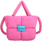Women's Large Capacity Commuter Quilted Down Underarm Crossbody Bags