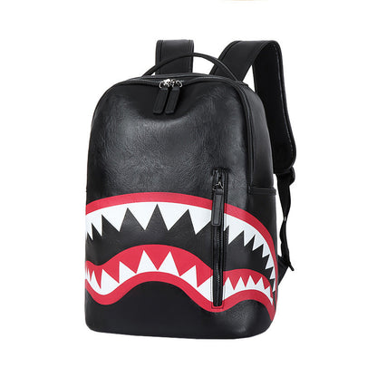 Men's Fashion Plaid Large Capacity Street Trend Backpacks