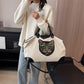 Women's Oversized Portable Cartoon Cat Head Korean Travel Bags