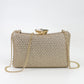 Fashion Net Drill Dinner Clutch Banquet Crossbody Bags