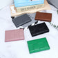 Women's Sheepskin Passport Fashion Woven Cover Credentials Ladies Wallets