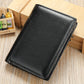 Men's Retro First Layer Cowhide Swiping Fold Men's Wallets