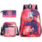 Pencil Three-piece Canvas Large Capacity Leisure Shoulder Bags