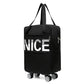 Women's & Men's & Pull Large Capacity Storage Supermarket Travel Bags