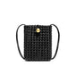 Women's Niche Fashion Hand-woven Hollow Mobile Crossbody Bags