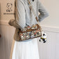 Women's Source Bear Embroidery Canvas Fashion Crossbody Bags