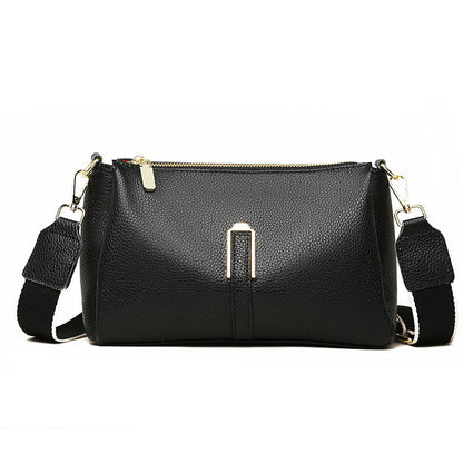 Women's Genuine Leather Fashion Large Capacity First Layer Cowhide High Crossbody Bags