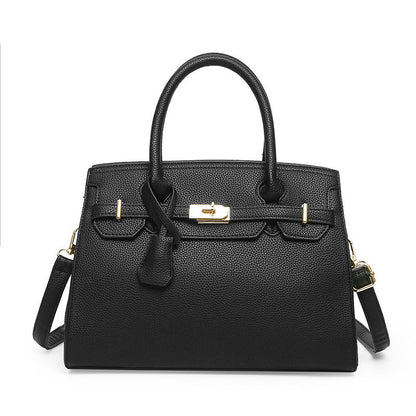 Women's Fashionable Large Capacity Simple Silk Scarf Handbags