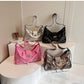 Retro Personality Motorcycle Fashion Large Capacity Rivet Western Armpit Bags