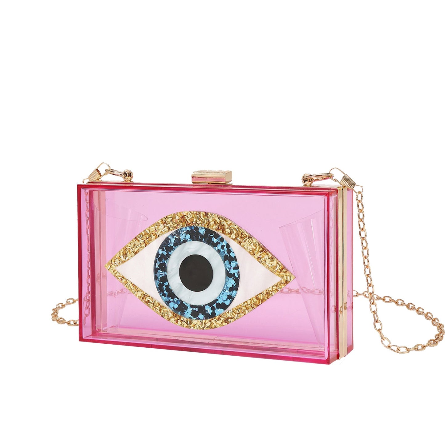 Creative Women's Dinner Glasses Acrylic Chain Handbags