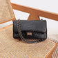 Women's Yak Leather Boutique Classic Style Snakeskin Armpit Bags