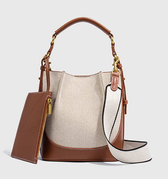 Large Capacity Wide Strap Single Portable Shoulder Bags