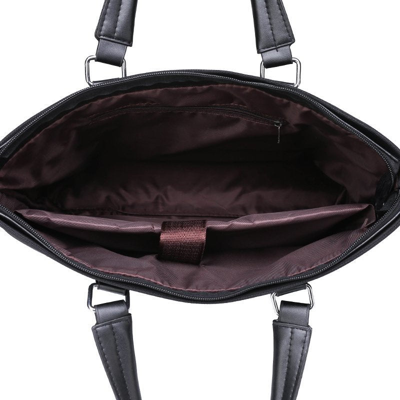 Men's Waterproof Oxford Cloth Business Horizontal Leisure Men's Briefcases